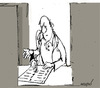 Cartoon: sicretct ballot (small) by Miro tagged ballot