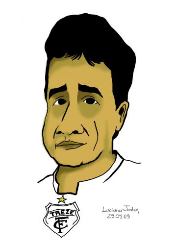 Cartoon: Reginaldo Souza (medium) by LucianoJordan tagged futebol,treinador,caricatura,tablet,photoshop