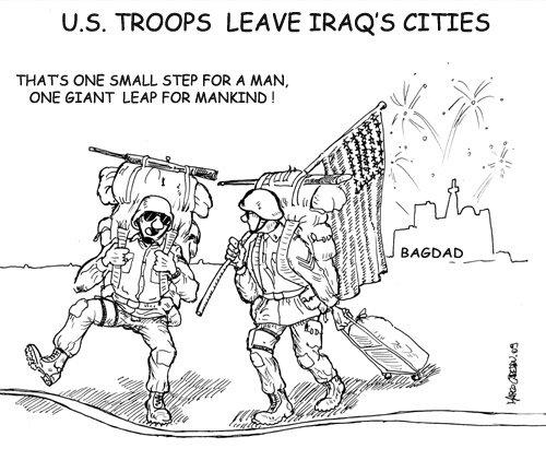 Cartoon: IRAQ (medium) by MarcoCar tagged iraq