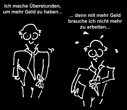 Cartoon: Sinn des Lebens (medium) by Newbridge tagged leben,geld,macht,arbeit