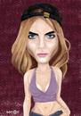 Cartoon: Cara Delevingne (small) by Senad tagged cara,delevingne,senad,nadarevic,bosnia,karikatura