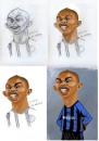 Cartoon: Samuel Etoo (small) by Senad tagged etoo senad nadarevic bosnia bosna karikatura