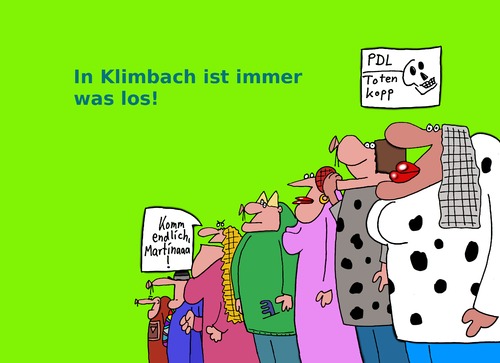 Cartoon: Backcover Klimbach (medium) by Leichnam tagged backcover,neues,aus,klimbach
