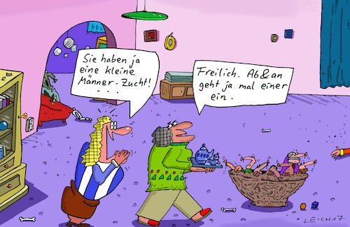 Cartoon: entzückend (medium) by Leichnam tagged entzückend,männerzucht,tot,tod,nachschub,eingehen