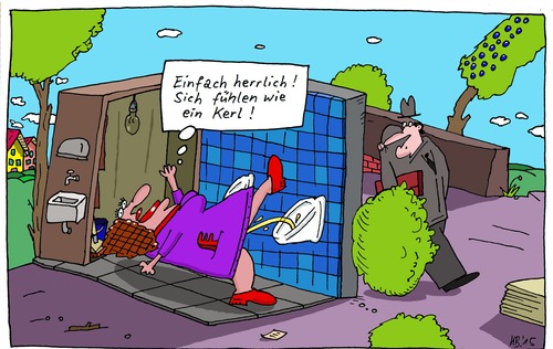 Cartoon: Herrlich! (medium) by Leichnam tagged herrlich,wc,urin,pinkeln,kerl,fühlen,pissbecken