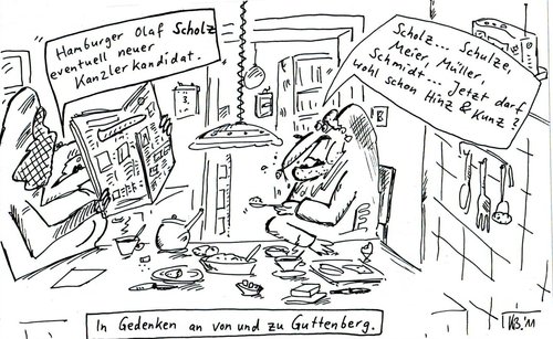 Cartoon: In Gedenken (medium) by Leichnam tagged leichnam,eventuell,kanzlerkandidat,kunz,hinz,schmidt,müller,meier,schulze,scholz,olaf,hamburg,gedenken