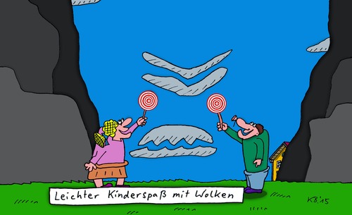 Cartoon: leicht (medium) by Leichnam tagged leicht,kinder,spaß,natur,himmel,süßigkeiten,gesicht,wiese