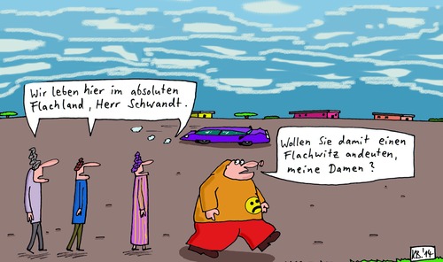 Cartoon: Schwandt (medium) by Leichnam tagged herr,schwandt,flachland,flunder,dick,und,dünn,damen,flachwitz