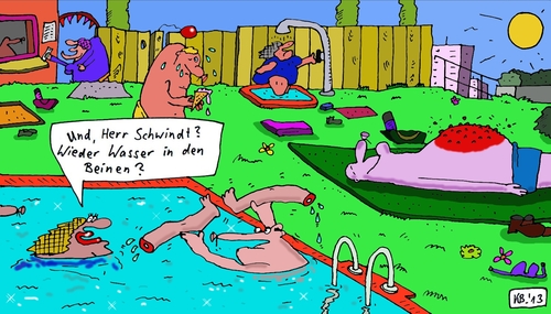 Cartoon: Schwindt (medium) by Leichnam tagged schwindt,urlaub,sonne,sommer,freibad