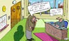 Cartoon: Aha (small) by Leichnam tagged aha,büro,vorstellung,schwingschniedel,alois,doktor,professor,name,schreibtisch