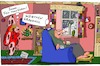 Cartoon: Am Fenster (small) by Leichnam tagged am,fenster,rausziehen,weibchen,ehefrau,grandios,grandioso,weihnachten,gemütlich,gute,stube,winter,leichnam,leichnamcartoon