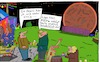 Cartoon: Aus dem All (small) by Leichnam tagged all,nibiru,einschlag,katastrophe,weltuntergang,fest,festlichkeit,nacht,leichnam,leichnamcartoon