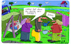 Cartoon: Im Gärtchen (small) by Leichnam tagged garten,vorgarten,gärtchen,ebay,gatte,hintern,po,popo,arsch,groß,mächtig,leichnam,leichnamcartoon