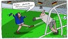 Cartoon: MDNM (small) by Leichnam tagged müller ordnungsamt thomas fußballweltmeisterschaft 2014 sport tor torschützenkönig deutsche nationalmannschaft treffer versenkt netz ball