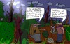 Cartoon: mitten (small) by Leichnam tagged mitten,im,wald,erzgebirge,verkauf,fernsehturm,telespargel,plastik,modell,großstadt,bauchladen,verkäufer,andenken