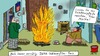 Cartoon: noch immer (small) by Leichnam tagged noch,immer,defa,indianerfilm,gojko,mitic,fans,friedenspfeife,frau,mielke,ddr,lagerfeuer