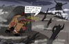 Cartoon: Rudolf 4 (small) by Leichnam tagged zorn,wut,rudolfschabracke,versteck,ehe,bösartig,zänkisch,nacht,und,nebel