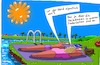 Cartoon: Wochenende (small) by Leichnam tagged unpolitisch,leichnam,leichnamcartoon,hitze,sommer,wasser,badesee,herd,heizdecken,planschen,freizeit,sonne,sorge