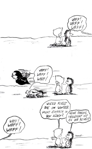 Cartoon: dumm und faul (medium) by kusubi tagged kusubi