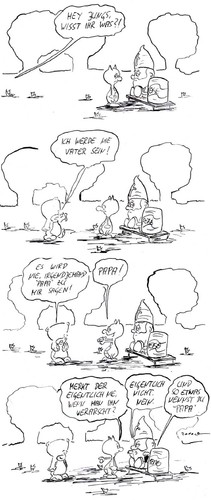 Cartoon: klein (medium) by kusubi tagged kusubi