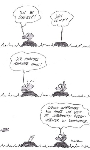 Cartoon: sowas von falsch geraten (medium) by kusubi tagged kusubi