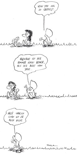 Cartoon: Überlegung (medium) by kusubi tagged kusubi