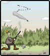 Cartoon: Bird Crash (small) by cartertoons tagged bird airplane crash smoke hunting gun rifle hunter
