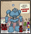 Cartoon: Droid Exhibit (small) by cartertoons tagged jawas,droids,science,fair,schools,education,technology,robots,kids,children,teachers,families