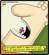 Cartoon: Jester Tooth (small) by cartertoons tagged jester,tooth,crown,dental,dentist,mouth,teeth