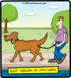 Cartoon: Leash Swallow (small) by cartertoons tagged dog,walking,leash,rectum,butt,park,sidewalk,swallow