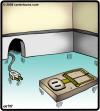 Cartoon: Outlet trap (small) by cartertoons tagged electrical outlet plug mouse trap hole