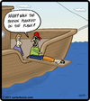 Cartoon: Planked Plank (small) by cartertoons tagged pirate,plank,planking,ship,ocean,water
