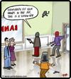 Cartoon: Screw up (small) by cartertoons tagged bank,robbers,robbery,stick,up,screw,customers