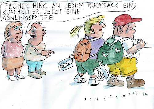Cartoon: Abhemspritze (medium) by Jan Tomaschoff tagged ernährung,gesundheit,diät,übergewicht,ernährung,gesundheit,diät,übergewicht