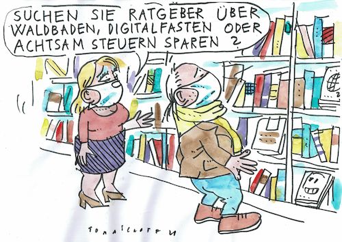 Cartoon: achtsam (medium) by Jan Tomaschoff tagged ideale,moden,ideale,moden