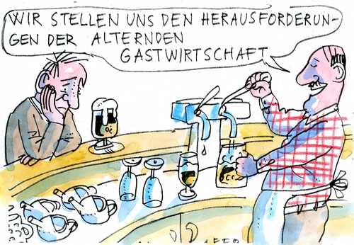 Cartoon: alternde Gesellschaft (medium) by Jan Tomaschoff tagged alternde,gesellschaft,alternde,gesellschaft