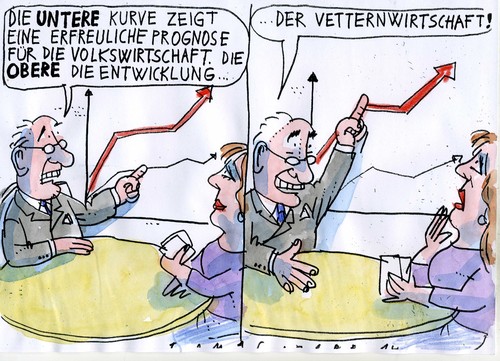 Cartoon: Aufschwung (medium) by Jan Tomaschoff tagged wirtschaft,korruption,wirtschaft,korruption
