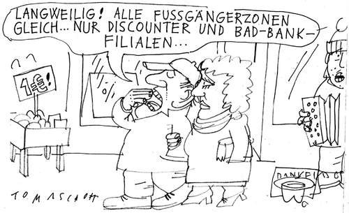 Cartoon: Bad Banks (medium) by Jan Tomaschoff tagged bad,bank