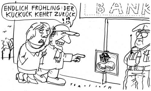 Cartoon: Banken (medium) by Jan Tomaschoff tagged banken,finanzkrise