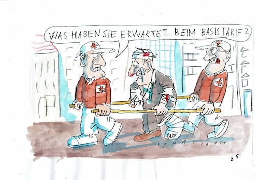 Cartoon: Basistarif (medium) by Jan Tomaschoff tagged gesundheit,geld,versicherung,gesundheit,geld,versicherung