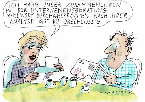 Cartoon: Beratung (medium) by Jan Tomaschoff tagged partnerschaft,ehe,partnerschaft,ehe