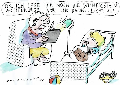 Cartoon: Börse (medium) by Jan Tomaschoff tagged börse,aktien,börse,aktien
