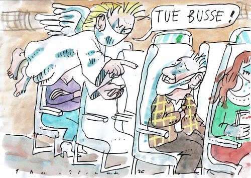 Cartoon: Bussgeld (medium) by Jan Tomaschoff tagged corona,hygiene,maske,bussgeld,corona,hygiene,maske,bussgeld
