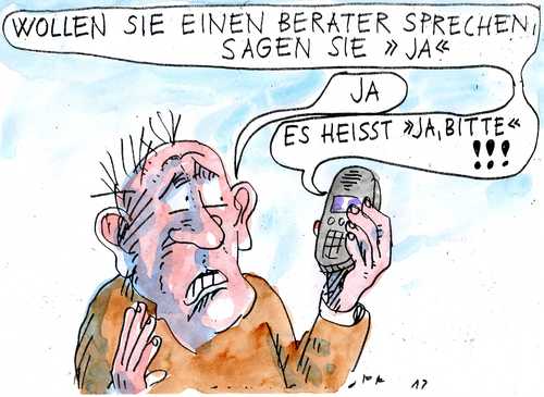 Cartoon: Call center (medium) by Jan Tomaschoff tagged call,center,service,call,center,service