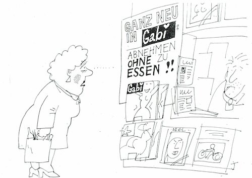 Cartoon: Diät (medium) by Jan Tomaschoff tagged gewicht,übergewicht,diät,essen,gewicht,übergewicht,diät,essen