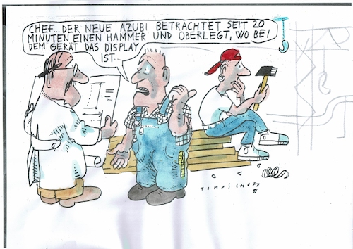 Cartoon: Display (medium) by Jan Tomaschoff tagged studium,lehre,fachkräfte,studium,lehre,fachkräfte