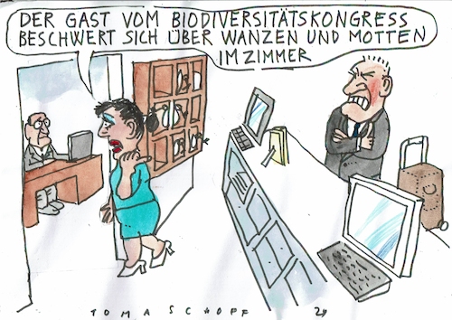 Cartoon: Diversität (medium) by Jan Tomaschoff tagged bio,diversität,bio,diversität