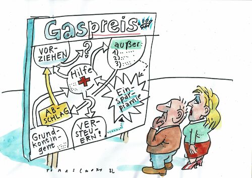 Cartoon: Entlastung (medium) by Jan Tomaschoff tagged energiepreise,gas,strom,entlastung,energiepreise,gas,strom,entlastung
