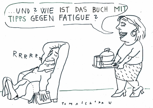 Cartoon: Fatigue (medium) by Jan Tomaschoff tagged gesundheit,medizin,fatigue,gesundheit,medizin,fatigue