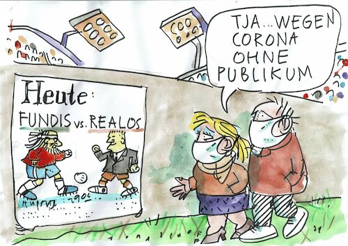Cartoon: Flügel (medium) by Jan Tomaschoff tagged flügel,fundis,realos,öffentlichkeit,flügel,fundis,realos,öffentlichkeit